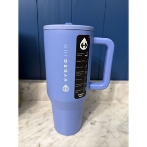 Hydro Jug 40 oz Water Bottle - Leak Proof & Fits Cup Holders, Light Blue